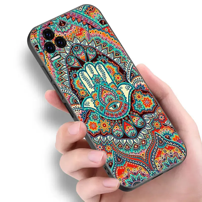 Funda silicona Xiaomi 12 Mandala con impresión de calidad.