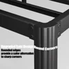14in High Queen Bed Frame No Box Spring Needed, Heavy Duty Metal Platform Bed Frame Queen Size with Round Corners 5