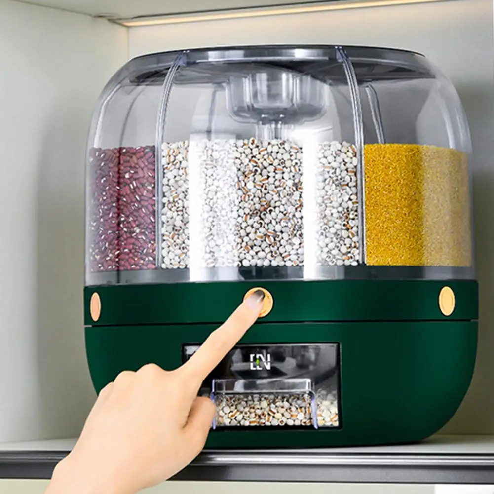 Storage Holder Large Capacity One Button Opening Rotating Good 2