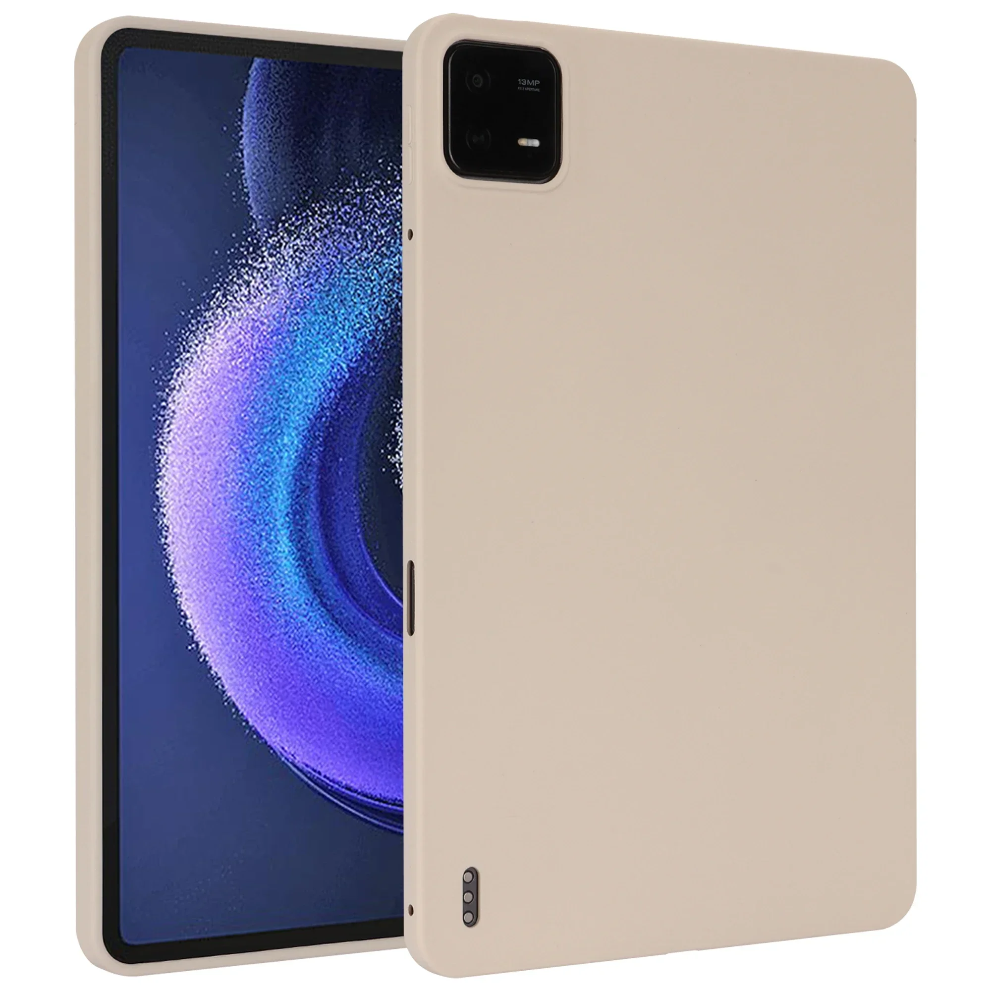Soft Silicone Shockproof Back Cover for Tablets - Skin-Feel Design, Thin and Lightweight