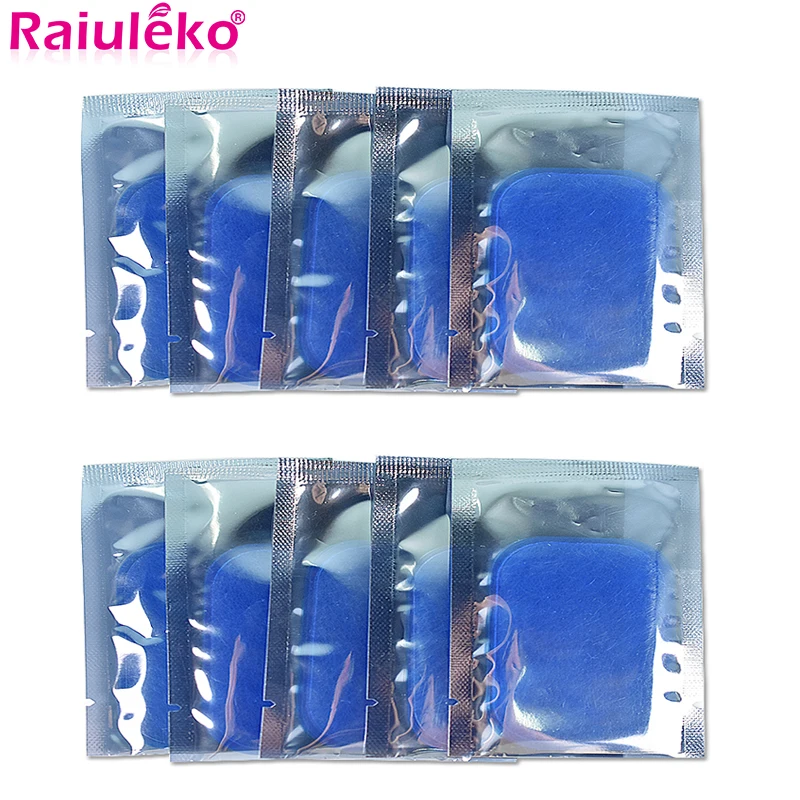 Hydrogel Electrode Gel Pad Stickers For Ems Hip Abdominal Muscle Stimulator Trainer Fitness Body Slimming Massager Machine 20Pcs muscle stimulator electrode pads