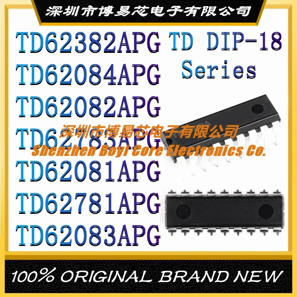 

TD62382APG TD62084APG TD62082APG TD62783APG TD62081APG TD62781APG TD62083APG New original authentic IC chip DIP-18