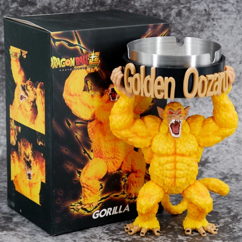 Dragon Ball Z Anime Figure Super Transformation Golden Great Ape Gorilla Action Figure Model Decoration Birthday Toys Gifts