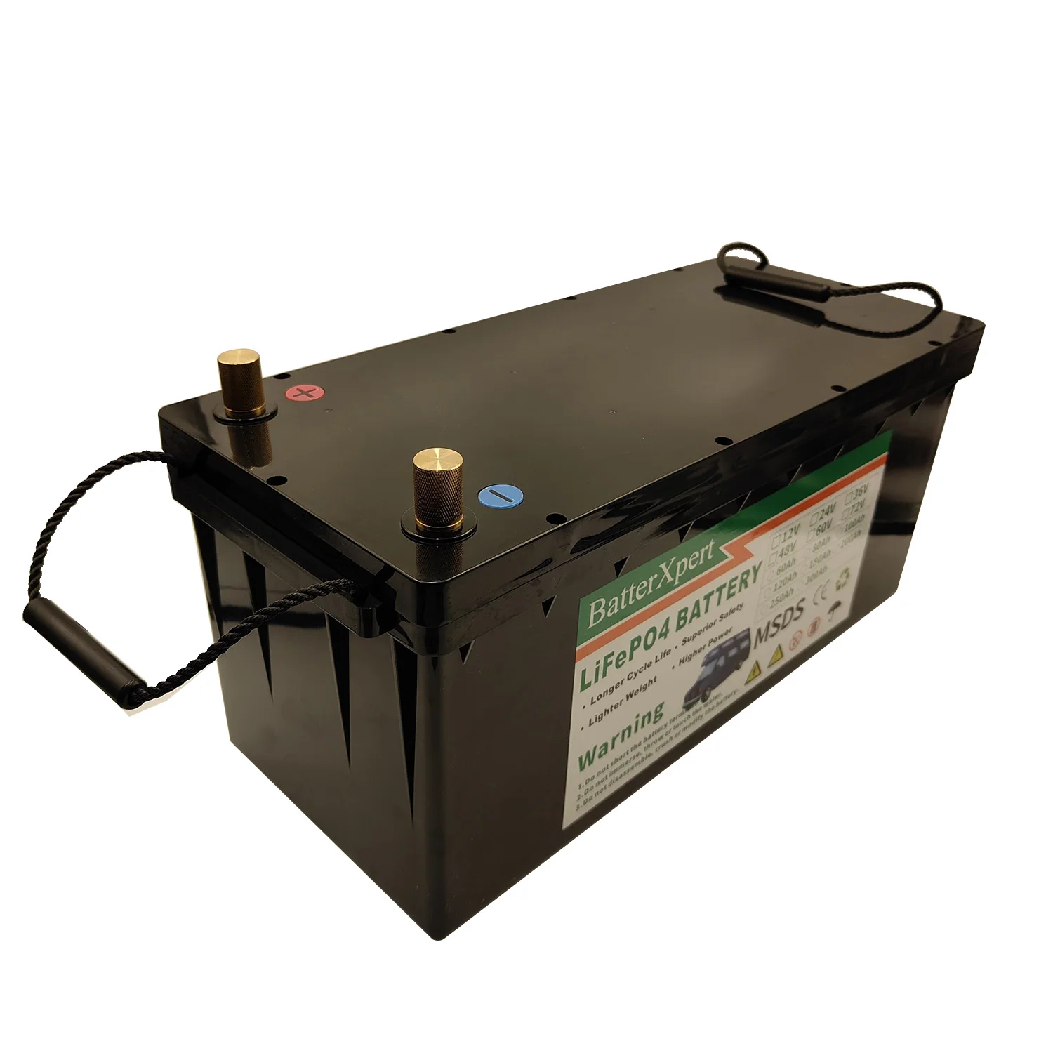 방수 12V 200AH 150Ah 100AH 24V 200Ah 48V 100Ah Lifepo4 블루투스 BMS 앱, 2400w 인버터 EV 낚시 보트 + 충전기