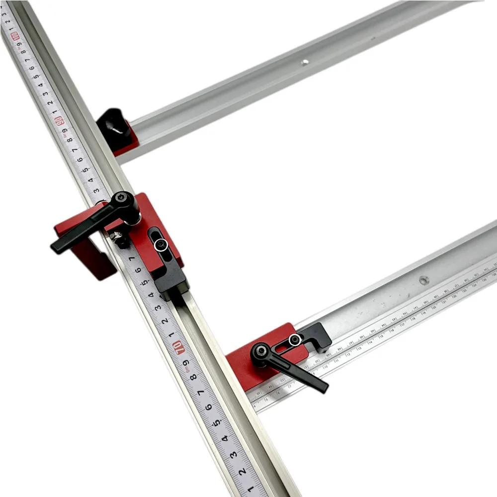 Router Table Fence Aluminum Multi T-Track Table Saw Profile Fence Woodworking T-Slot Miter Track Connector and Stoppe woodworking t track woodworking tools woodworking tool