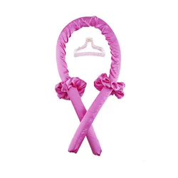 Heatless Hair Curling Headband (Rose Red)