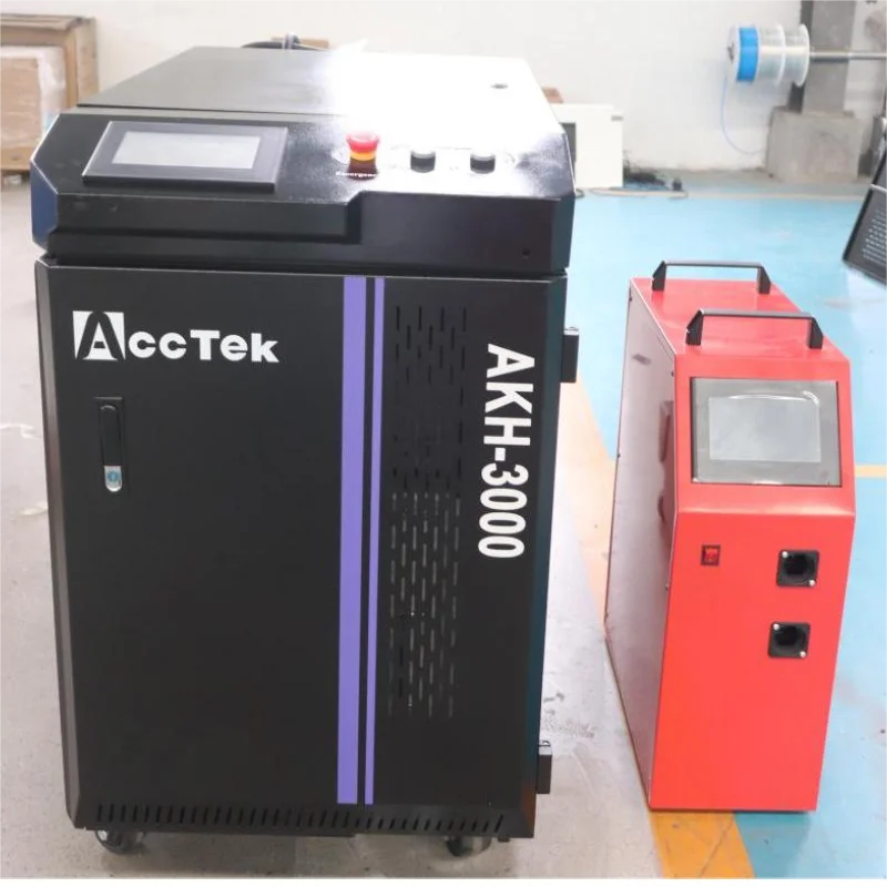 Saldatrice Laser Potabile Ad Alta Potenza 1000W 1.5Kw Per La Rimozione Della Ruggine Laser Per Saldatrice A Doppio Filo 220V Per La Vendita Di Pippe I