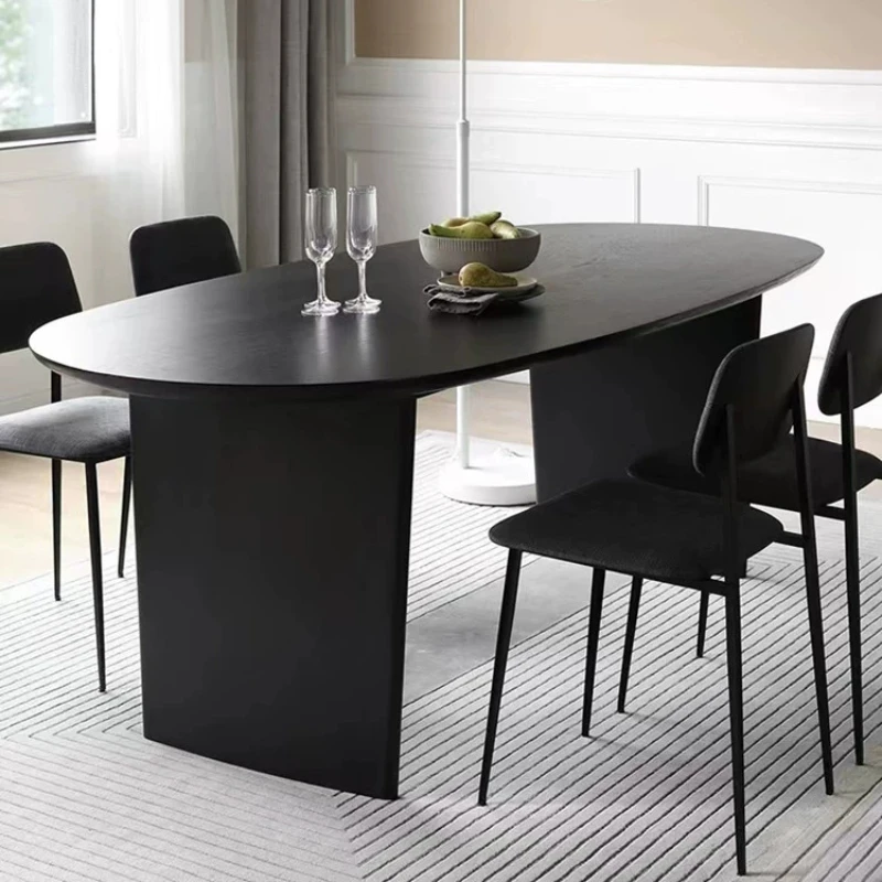 

Рабочий деревянный обеденный стол, французский эллипс, дизайн еды, домашние обеденные столы, обеденный стол среднего возраста, мебель для ресторана QF50DT