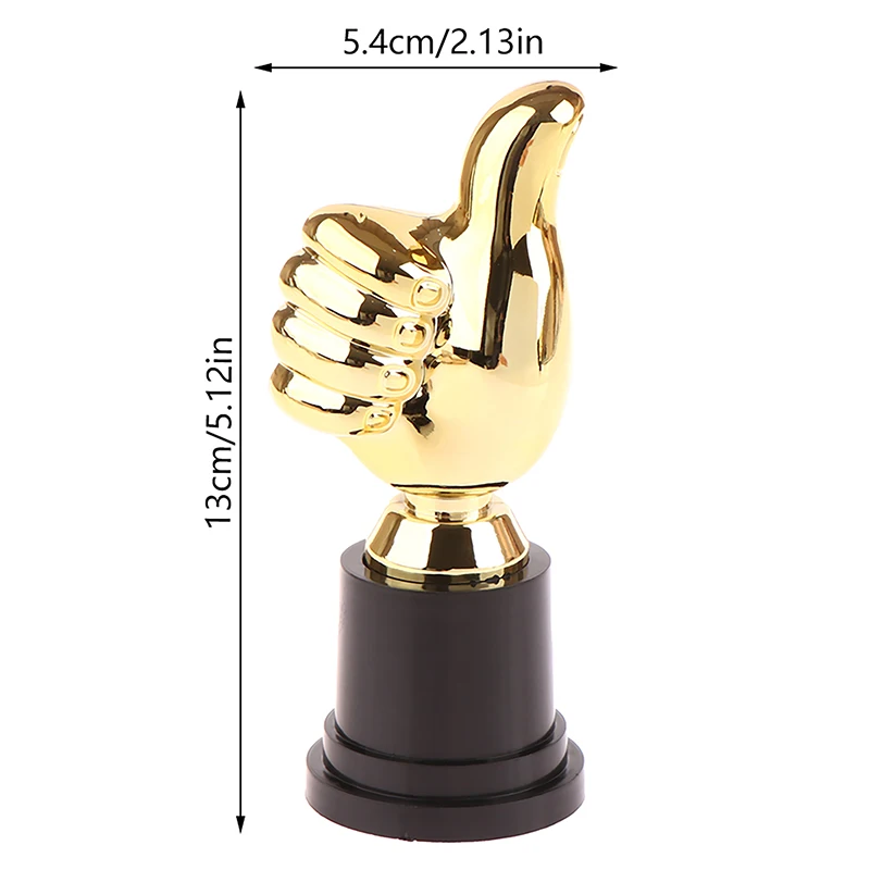 1Pcs Mini Awards Trophies Reward Thumbs Trophy Toys Kids Competition Winner Prize For Children Party Favors plastic trophy toys
