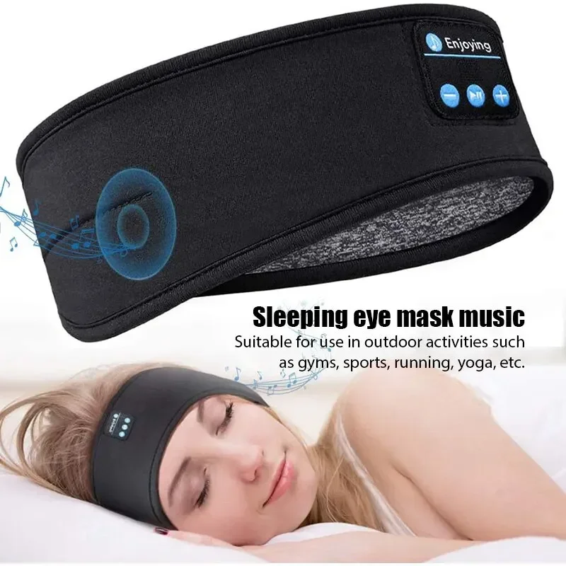 Sports Sleep Headband Eye Mask Wireless Headphones Music Eye Mask Wireless Bluetooth Headset Headband Original Wireless Bluetoot