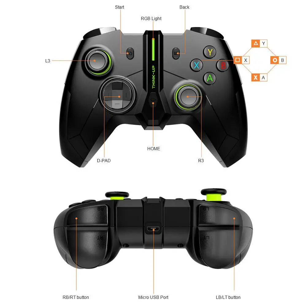 2.4G  Ʈѷ ̽ƽ Usb ̽  ڵ, Xbox One X Xbox ø  е ȣȯ 
