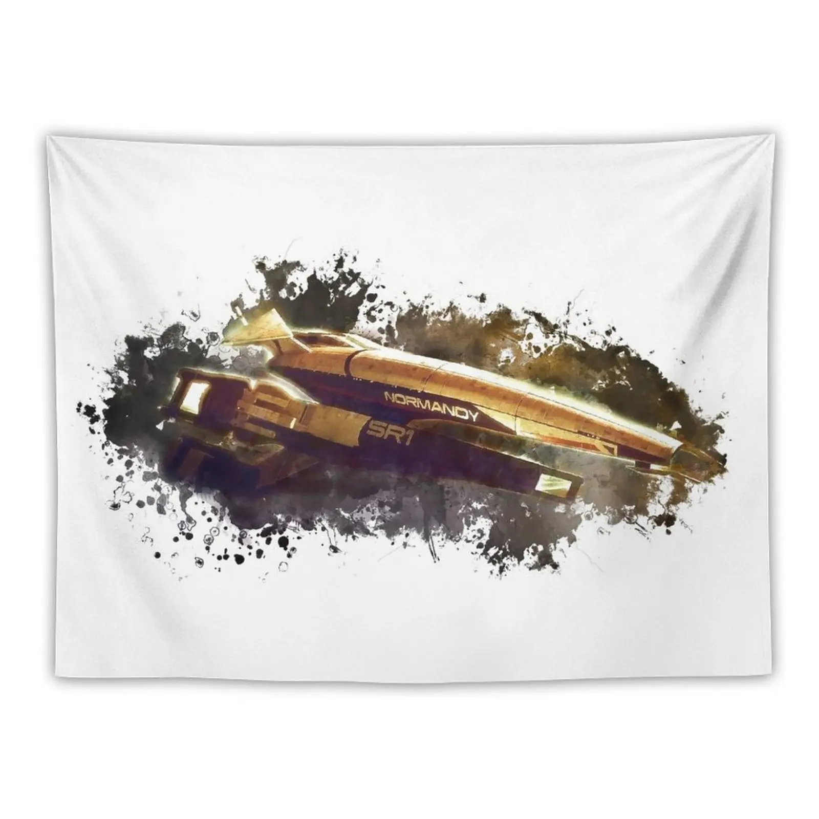 

Mass Effect Normandy Tapestry House Decorations Funny Tapestry Custom Tapestry