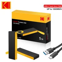 Kodak Type-C external interface SSD 1000MB/S hard drive 1TB USB3.2 Mini portable SSD 1TB laptop smartphone PS4 PC MAC TV