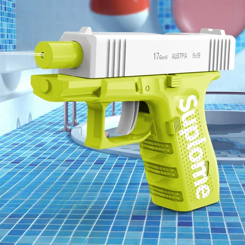 Mini Water Gun Desert Eagle G17 Mechanical Continuous Firing Small Pistol Summer Outdoor Beach Poor Toy Shoot Water Gun for Kids water guns water toy launcher