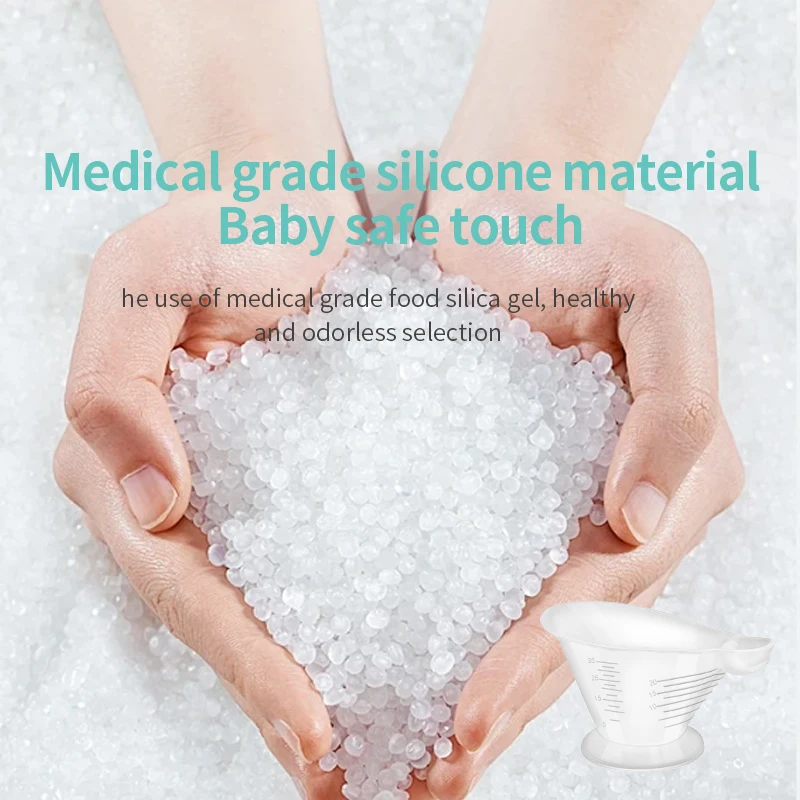 New silicone Infant Feeding Cup BPA free reusable Baby Cup Milk breastfeeding Collection With box