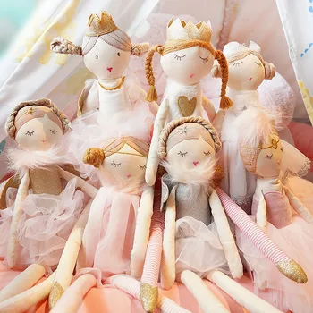 Nordic 50cm Fairy Soothing Girl Doll Plush Toys for Baby Girls Sleeping Toys Kids Gift Baby Girls Room Decoration Nursery Decor 1