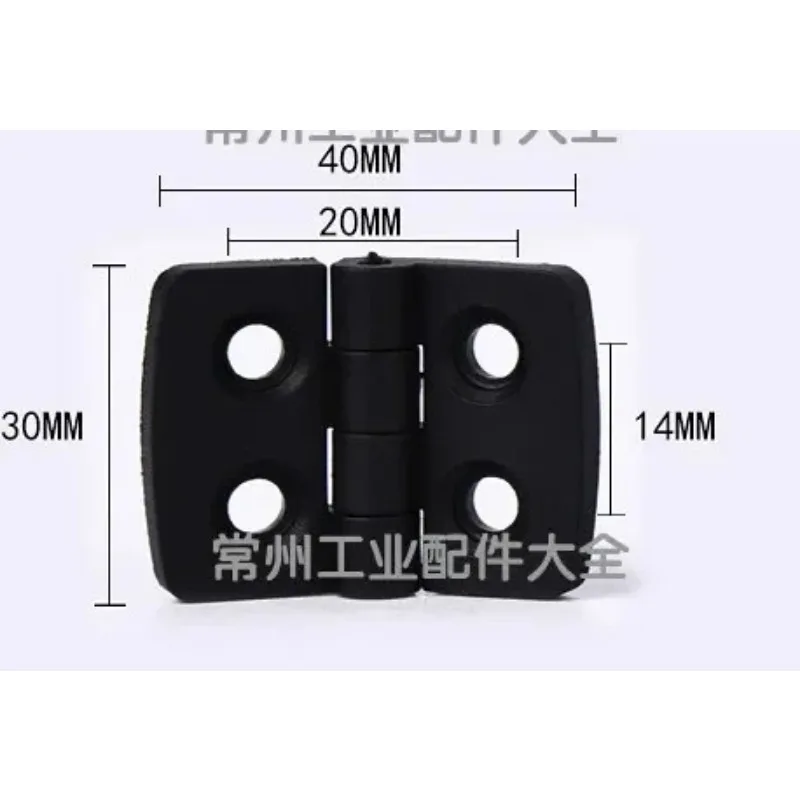 Nylon Plastic Butt Hinge 10pcs/set Black Color for Wooden Box Furniture Electric Cabinet Hardware nylon hinges plastic hinges