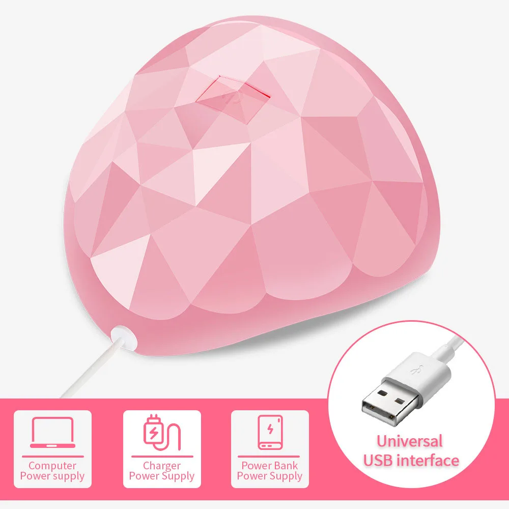 LULAA Pretty Multifunction UV Led Lamp For Nails Lamp Cabin UV Led Nail Gel Drying Lamp Professional Nails Accesories And Tools 3