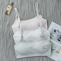 8-16 ans enfants soutiens-gorge jeunes filles sous-vêtements adolescents formation soutiens-gorge femmes coton enfants mignon brassière bustiers fille Sport soutiens-gorge 1