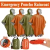 Emergency Water Proof Raincoat Aluminum Film Disposable Poncho Cold Insulation Rainwear Blankets Survival Tool Camping Equipment 3