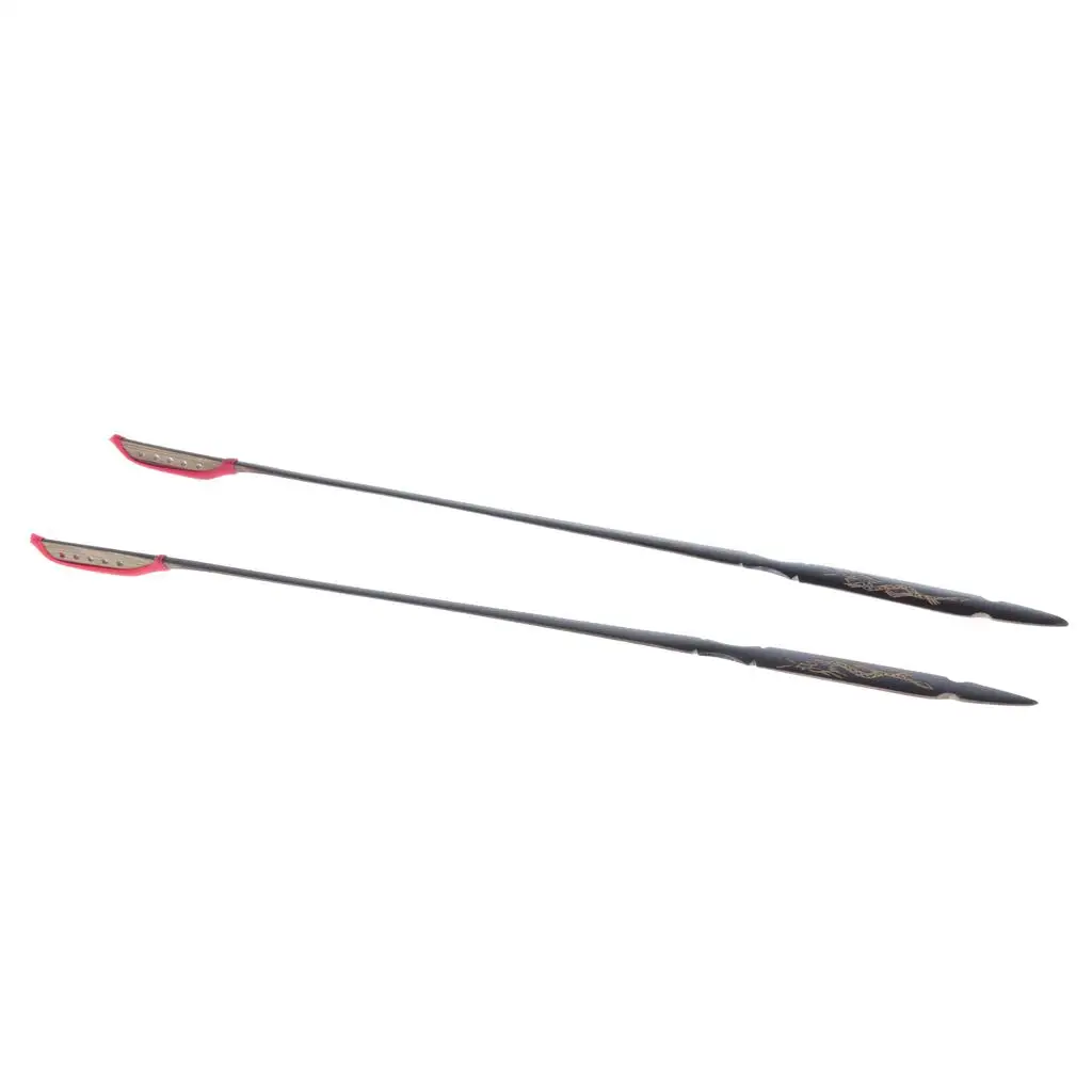 2Pcs Dulcimer Beaters Hammers Black Musical Instrument Accessory