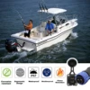 Trolling Motor Plug Receptacle Set,12V 24V 36V 48V Trolling Motor Plug,Waterproof Marine Boat DC Power Connector 5