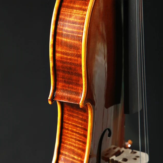 LZSV600 4/4 Portable Higher Quality Handmade Cheap Violin Set With Case And Bow