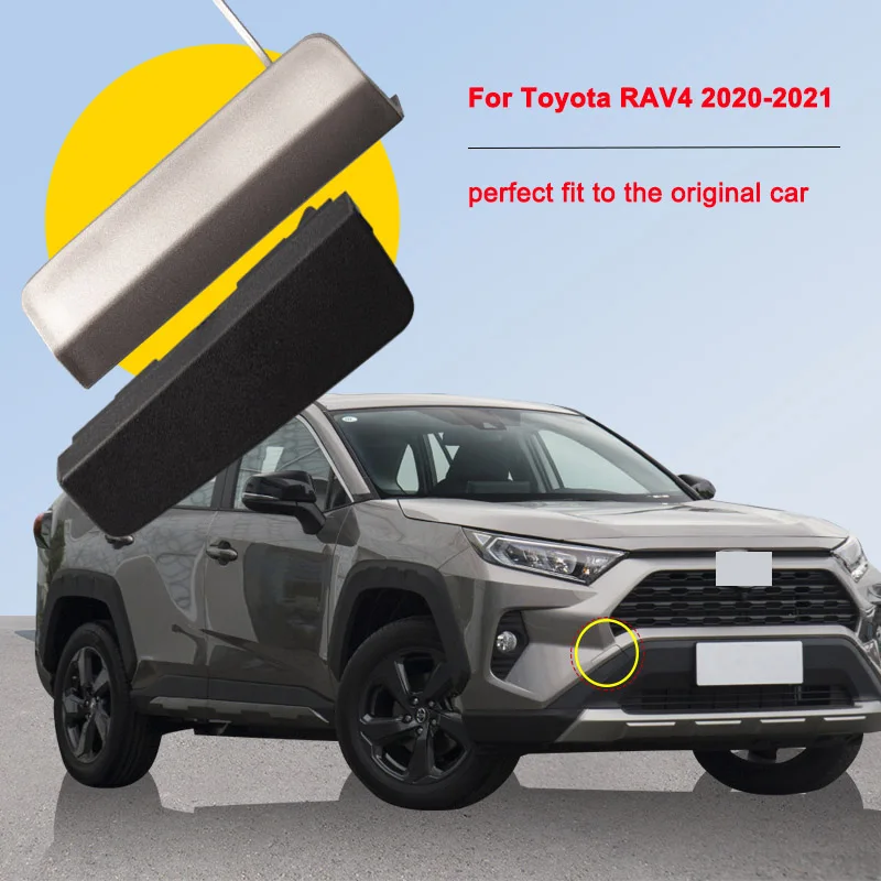 CarLeftRightFrontBumperTowHookCoverForToyotaRAV4RAV42020