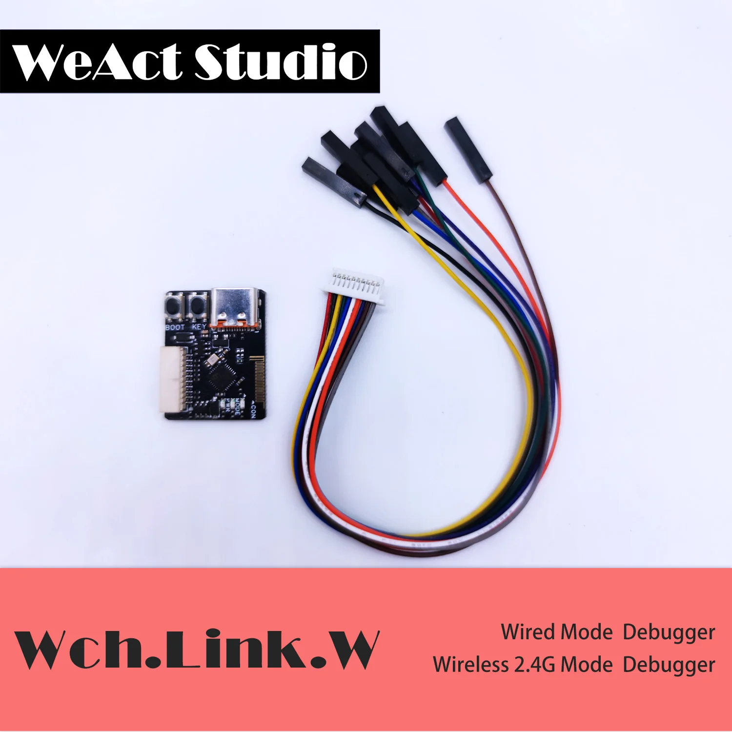 Dual Mode Wired/Wireless Debugger with RISC-V Architecture for MCU SWD/JTAG Interface