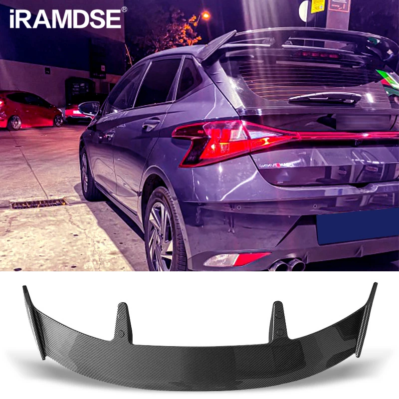 Spoiler für Hyundai i20 Carbon Oberfläche abs Material Auto Typ te