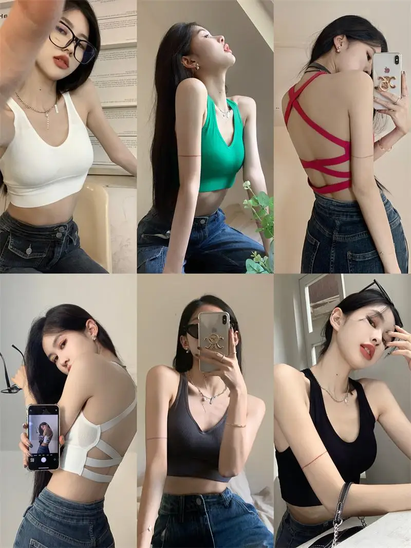 

Sexy Girls Summer Top Sleeveless Hot Sell 2023 Lady Tops