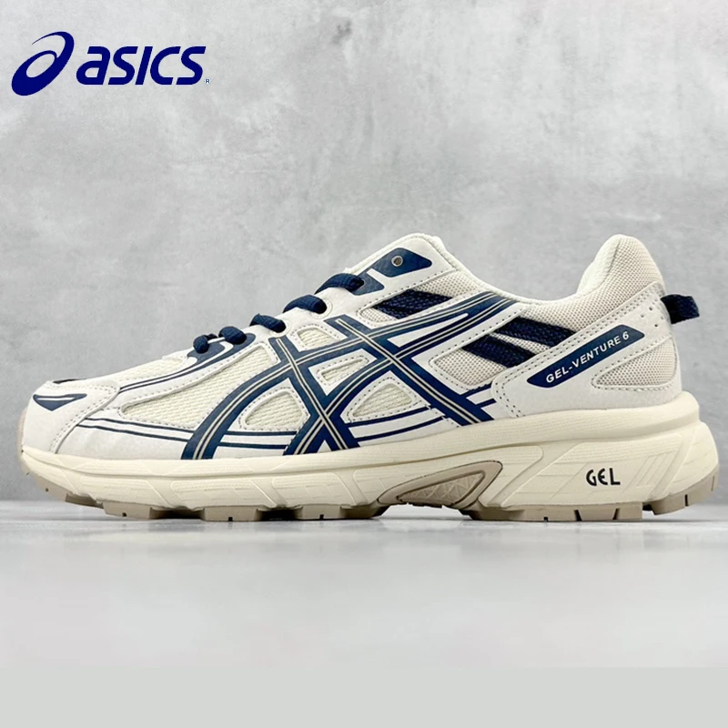 

Unisex Classic Original Asics Gel Venture 6 Men Running Shoes Tenis Cushion Gel Venture6 Gel6 Women Sneaker Breathable Sport