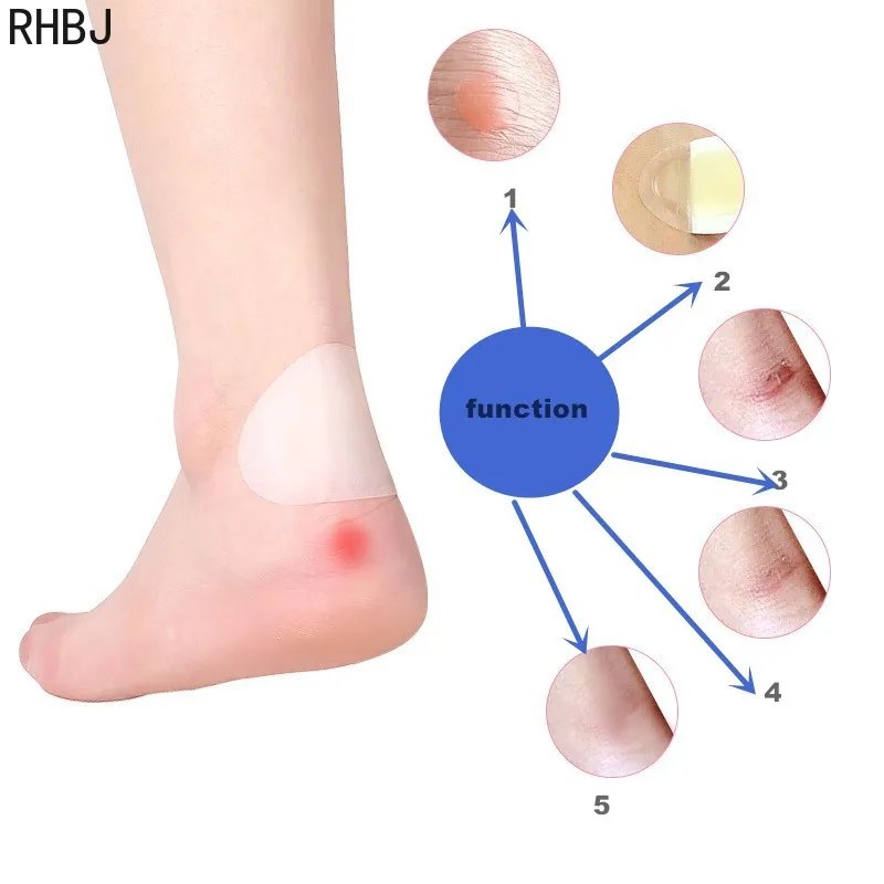 Professional Foot Care Tool Invisible Gel Relief Pain Blister Patch High Heel Grinding Repair Soft Bunions Waterproof 10pcs