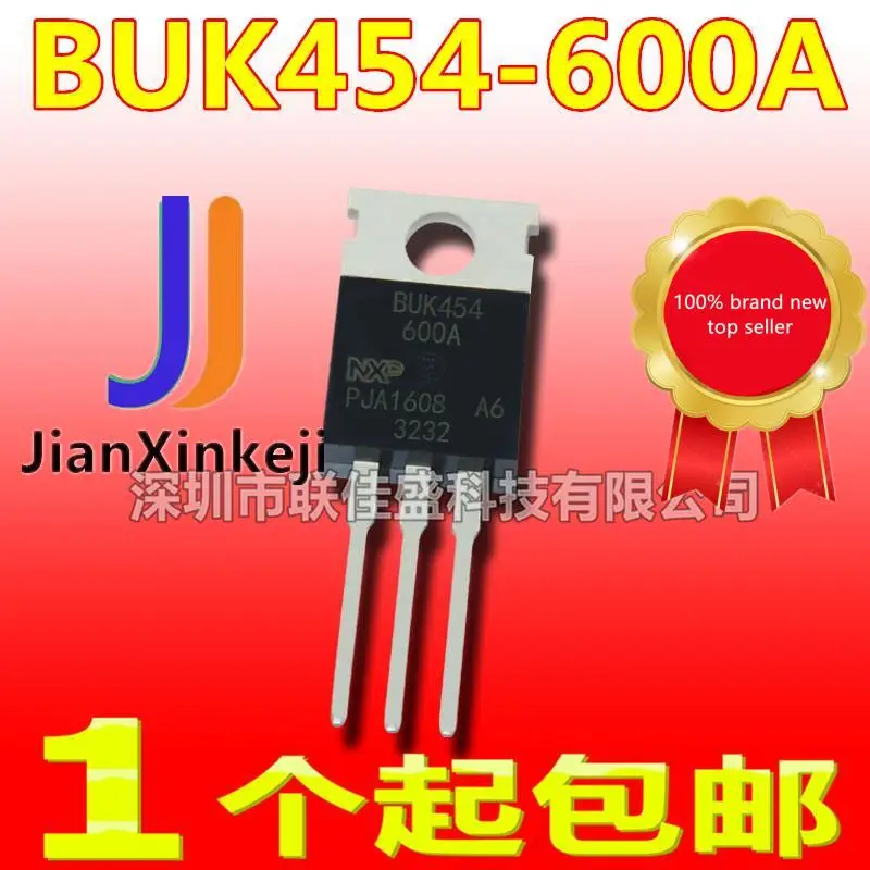 

10pcs 100% orginal new in stock BUK454-600A 2.8A/600V TO-220 N-channel MOS tube field effect tube