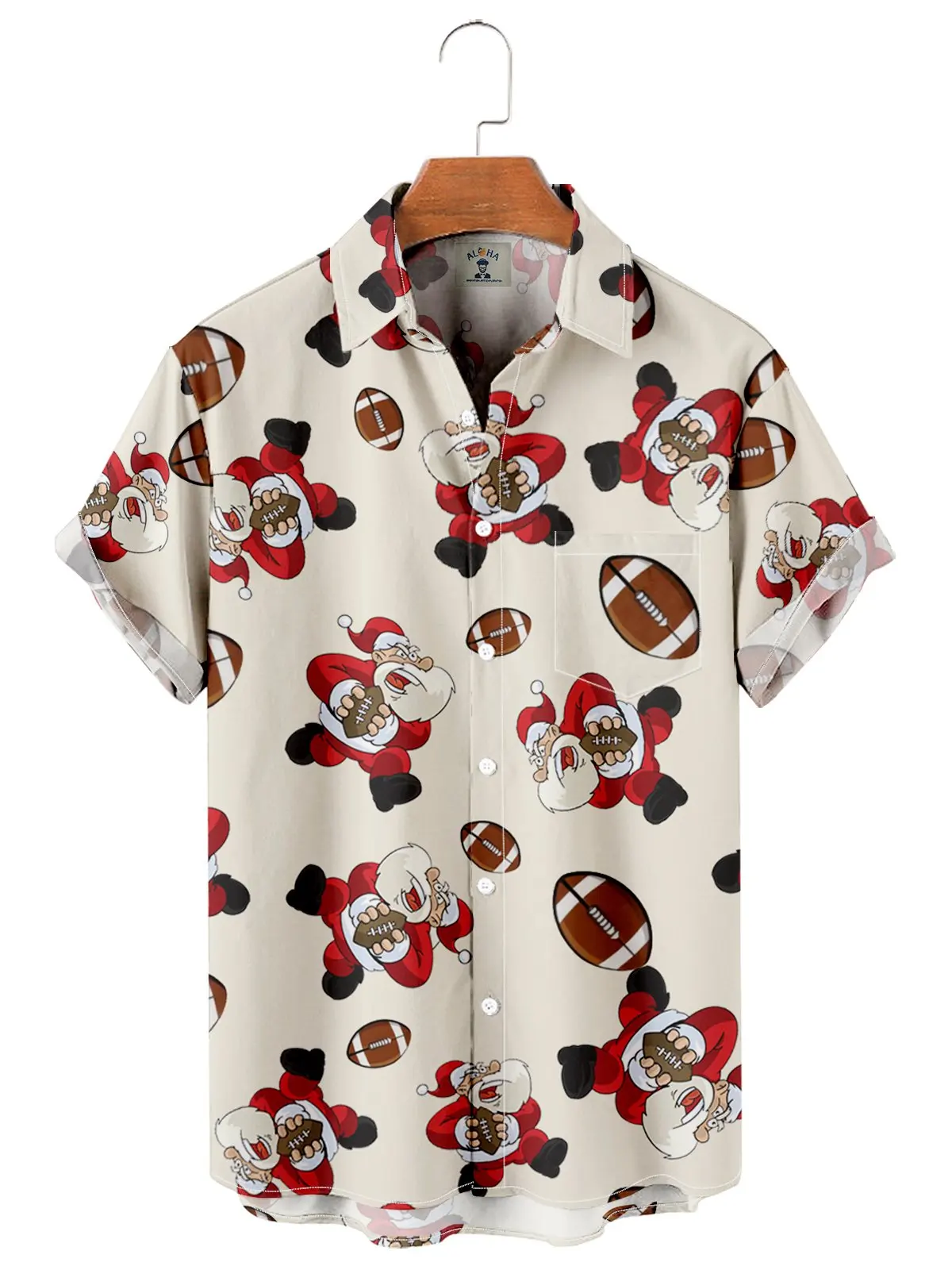 

2023 New Four Seasons Universal Christmas Party Casual Loose Men's Plus Size Short-sleeved Shirt Popular Men and Women Styles