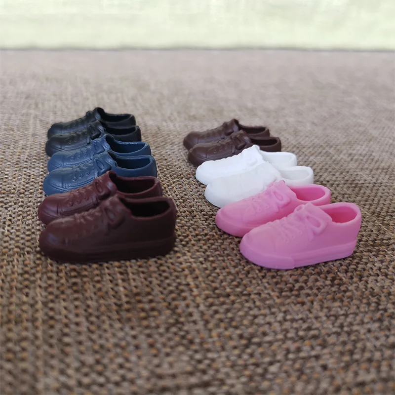 Plastic Doll Sneaker Shoes for 1/6 Azone Kurhn Licca barbes Dolls Blyth Doll Shoes Girl Toys doll shoes doll accessories