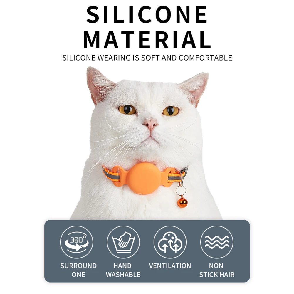 Collare Per Gatti Collare Per Gatti Con Decorazione A Campana Love Collare Tracker Gps Per Gatti Regolabile Leggero Per Kitty Outdoor Indoor