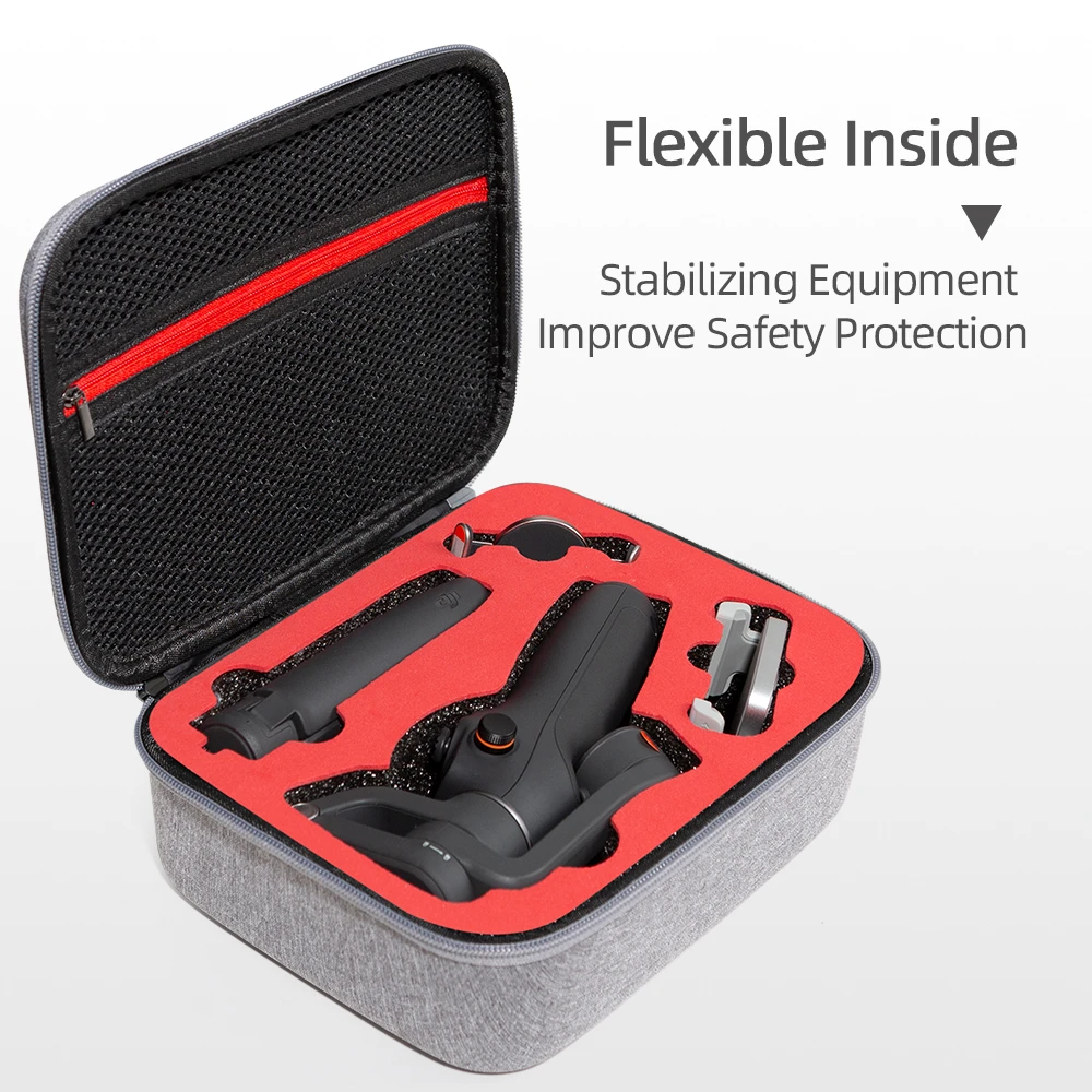 Für DJI OM6 Fall Tragbare EVA Tragetasche für Stabilisator DJI OM 6 Zubehör Stoßfest Und Licht Schützende Lagerung OM 6 Tasche – Detail 17