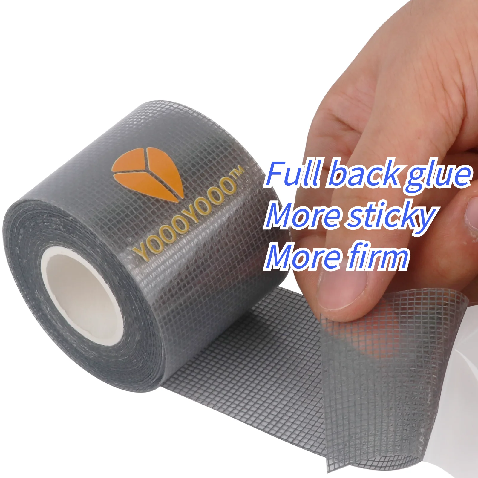 YOOOYOOO Screen Repair Tape Grey Window Net Door Mesh Bed Canopy Patch Up Hole Mend Long Crack