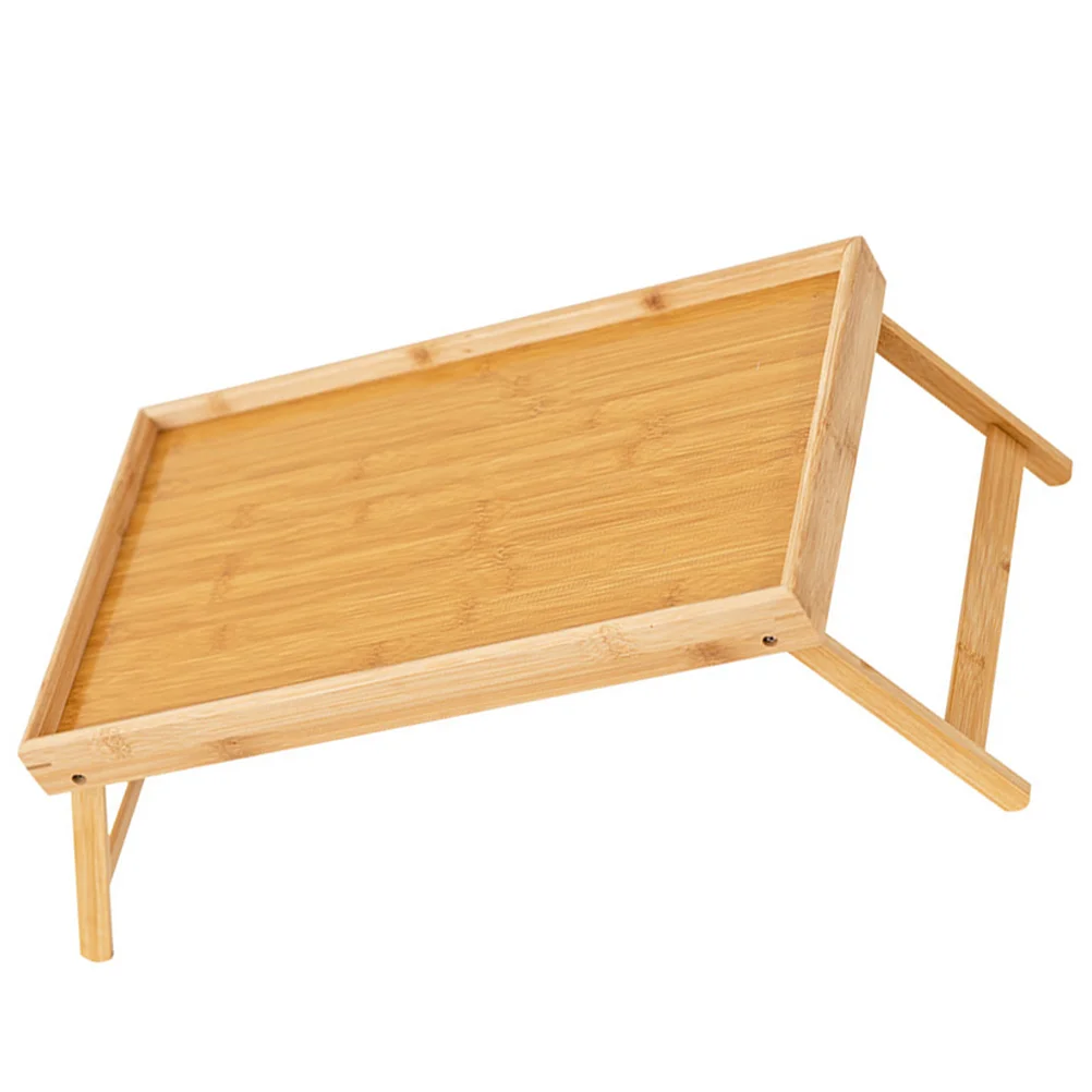 Household Bed Table Picnic Wooden Small Camping Desk Night Stand Convenient Portable Notebook Foldable