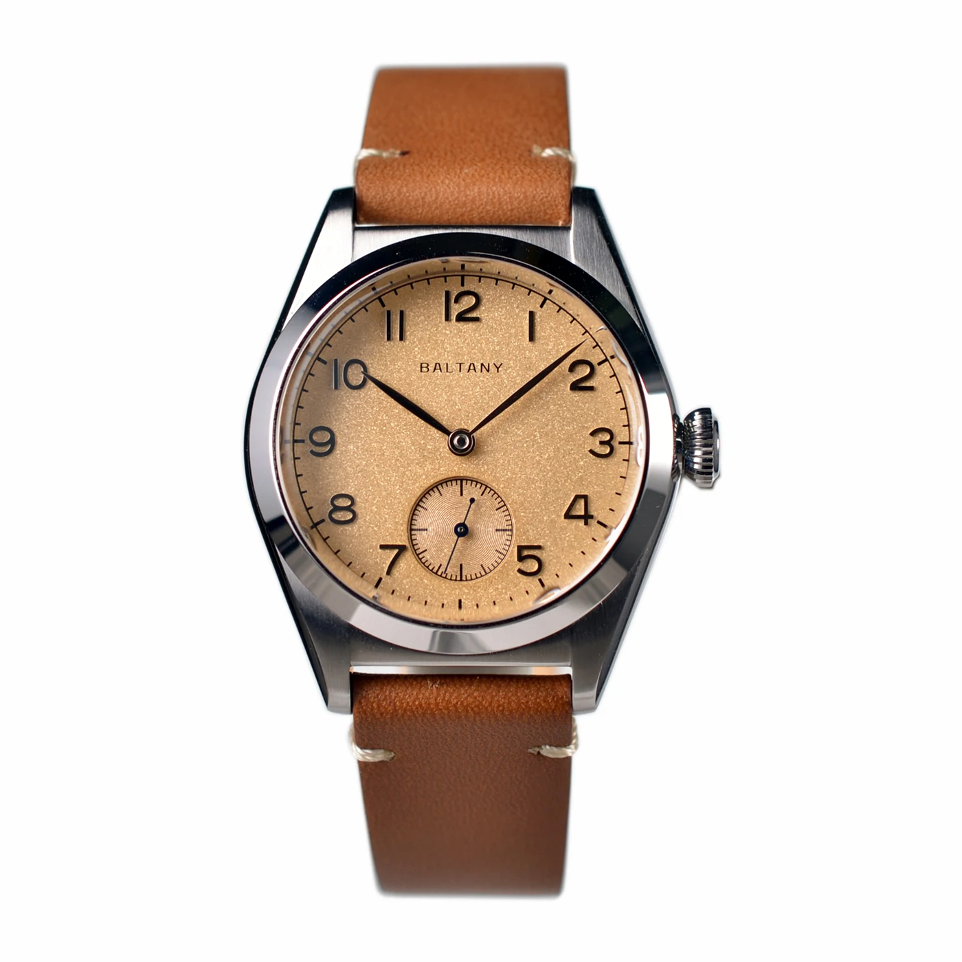 

Baltany Mens Pilot Watches Luxury Watch 36mm Retro Automatic Wristwatch Sapphire Bubble Mirror 200M Waterproof ST1701 Fashion