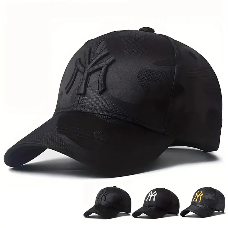 Fashion Letter Embroidery Camouflage Baseball Hats Spring and Autumn Outdoor Adjustable Casual Hats Sunscreen Hat Sports & Entertainment