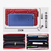 Crocodile Pattern Genuine Leather Woman Wallet Large Real Cow Leatther Purse Luxury Alligator Ladies Clutch Bag 6