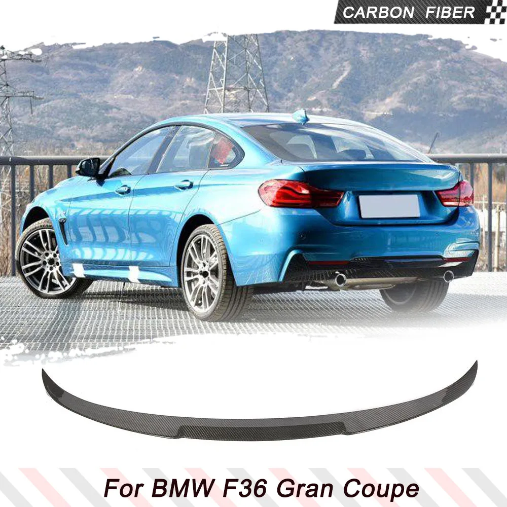 

Carbon Fiber/ FRP Black Rear Trunk Spoiler Boot Lip Wing for BMW 4 Series 420i 428i 435i Gran Coupe F36 M Sport 2015 - 2018