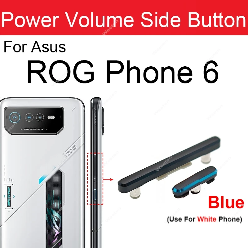 For Asus ROG Phone 6 6D 6Pro Power Volume Button Flex Cable On Off