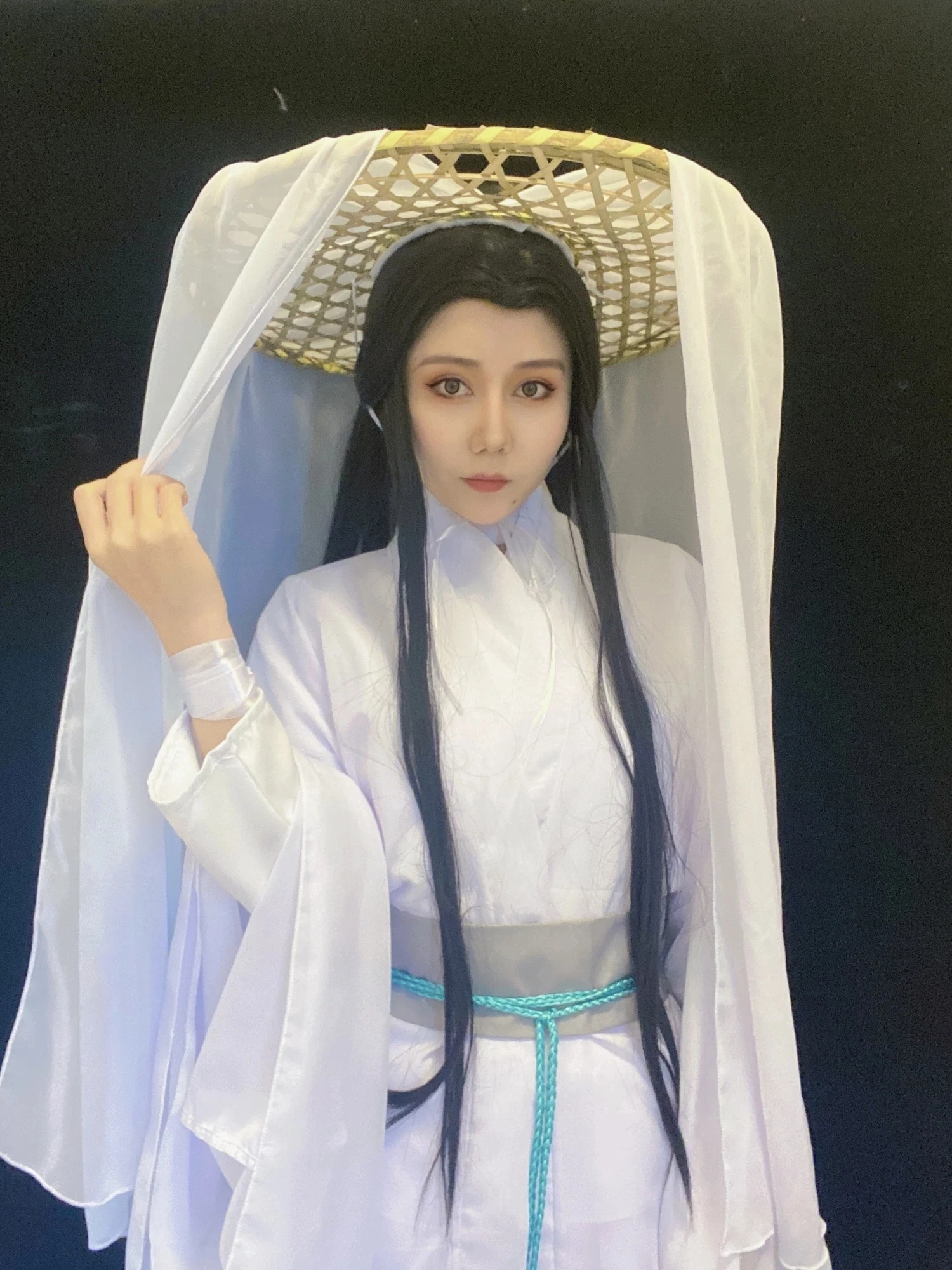 Tian Guan Ci Fu Xie Lian Cosplay Bamboo Hat Chinese Hanfu Hat