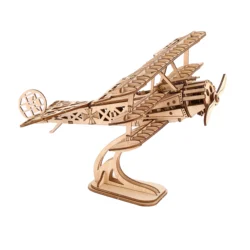 3D Wooden Car Puzzle Kit - Handcrafted Home Decor & Gift (Plane)