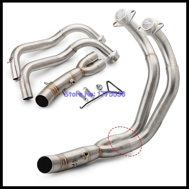 Motorcycle Exhaust Header For Yamaha Tracer 7/GT MT07 2018-2024 FZ07 2015-2017 XSR700/XTRIBUTE 2016-2024 TRACER 700/GT 2016-2019 - Image 5