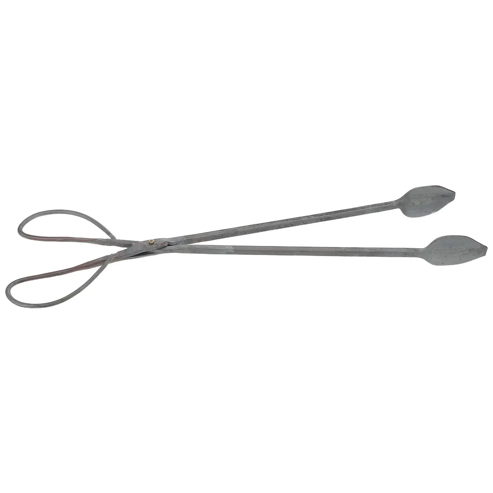 52cm 초장형 그릴 집게, 고강도 철제 화덕 집게, 벽난로 장작 집게, 캠프파이..