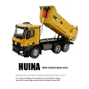 Huina 1582 alloy remote control dump truck simulation multi-function engineering vehicle model children's toys holiday gift. 1